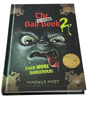 Little Bad Book 2 Magnus Myst Kids Interactive Novel Riddles Hardcover New